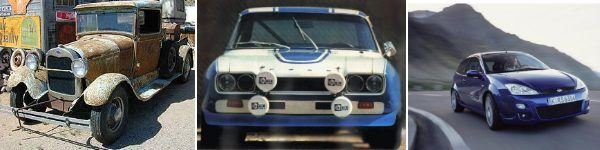 Ford Fahrzeuge - gestern und heute